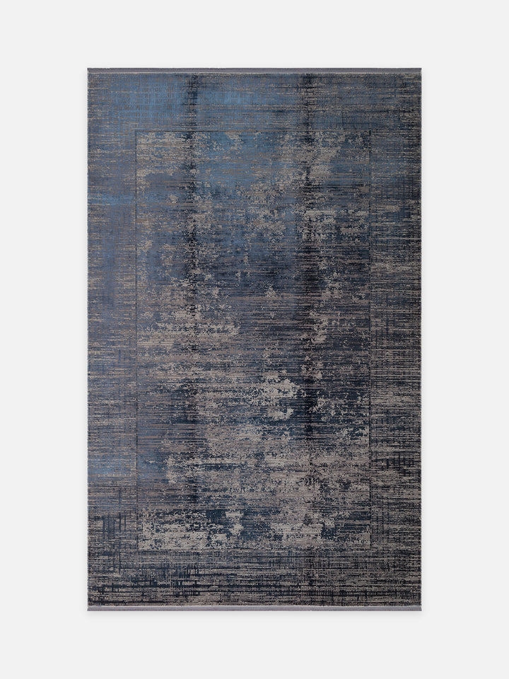 Elegant Dyed Özel Işıltılı Yüksek Kaliteli Sık Dokuma Salon Oturma Odası Koridor Modern Halı 02 NAVY - Carpetdocia - kusbakisi