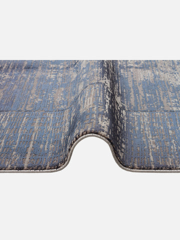 Elegant Dyed Özel Işıltılı Yüksek Kaliteli Sık Dokuma Salon Oturma Odası Koridor Modern Halı 02 NAVY - Carpetdocia