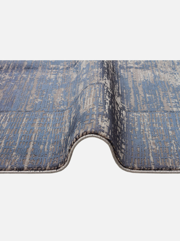 Elegant Dyed Özel Işıltılı Yüksek Kaliteli Sık Dokuma Salon Oturma Odası Koridor Modern Halı 02 NAVY - Carpetdocia