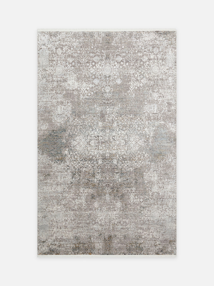 Elegant Özel Işıltılı Yüksek Kaliteli Sık Dokuma Salon Oturma Odası Koridor Modern Halı 10CREMGREYXW - Carpetdocia - kusbakisi