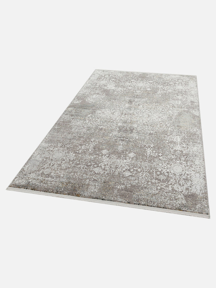Elegant Özel Işıltılı Yüksek Kaliteli Sık Dokuma Salon Oturma Odası Koridor Modern Halı 10CREMGREYXW - Carpetdocia
