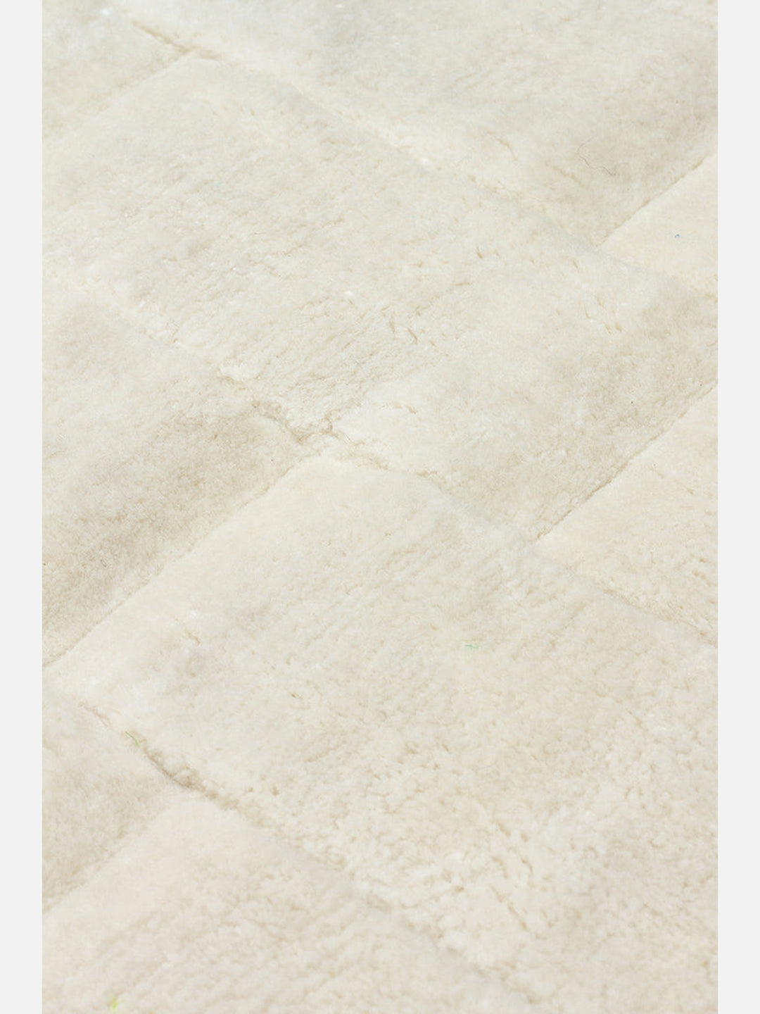 Fluffy Serisi 3D Oyma El Dokuma Salon Oturma Odası Yatak Odası Koridor Antre Modern Halı IVORY - Carpetdocia