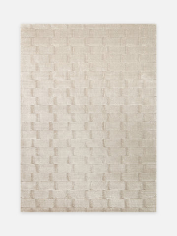 Fluffy Serisi 3D Oyma El Dokuma Salon Oturma Odası Yatak Odası Koridor Antre Modern Halı SILVER - Carpetdocia - kusbakisi