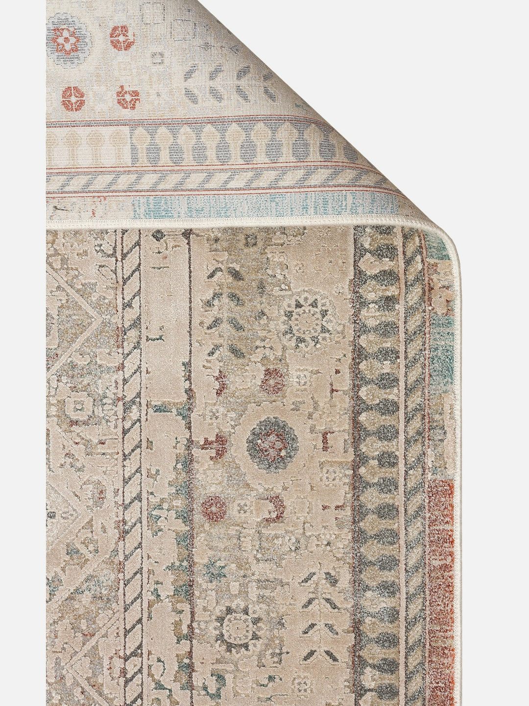Golden Serisi %100 Naturel Yumuşak Dokulu Vintage Esintilere Sahip Sık Dokuma Salon Halısı 03 BEIGE - Carpetdocia - kusbakisi