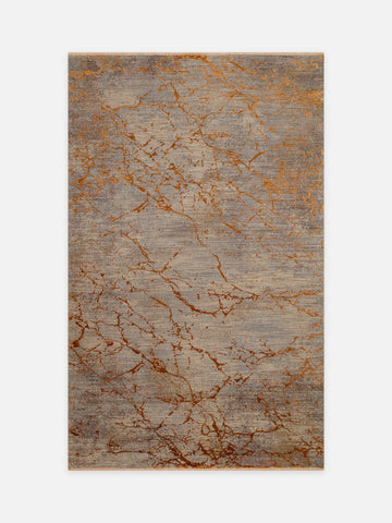 Göreme Serisi Yüksek Alçak Dokulu Yüksek Kaliteli Sık Dokuma Modern Salon Halısı 01 COPPER - Carpetdocia - kusbakisi