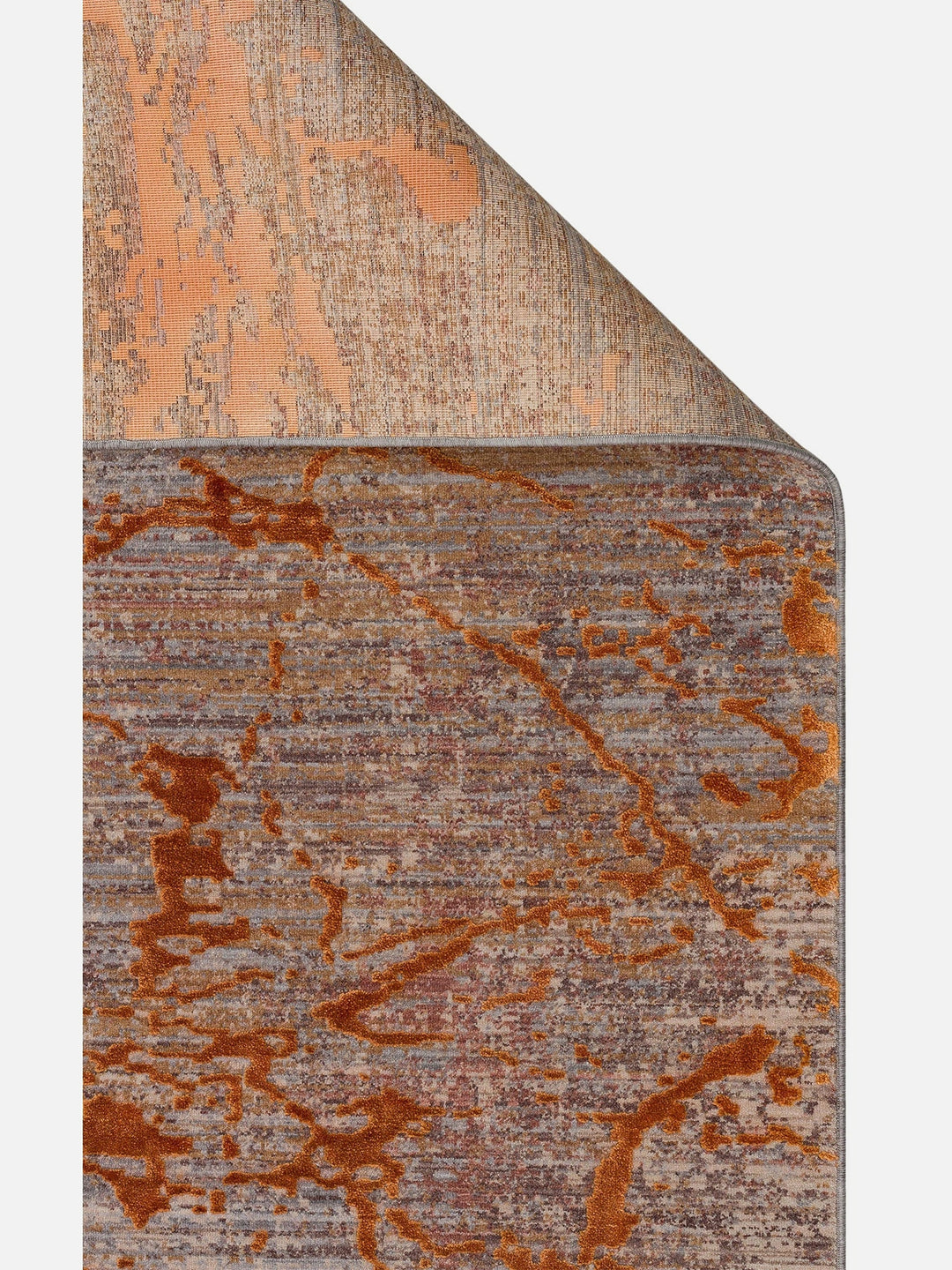 Göreme Serisi Yüksek Alçak Dokulu Yüksek Kaliteli Sık Dokuma Modern Salon Halısı 01 COPPER - Carpetdocia
