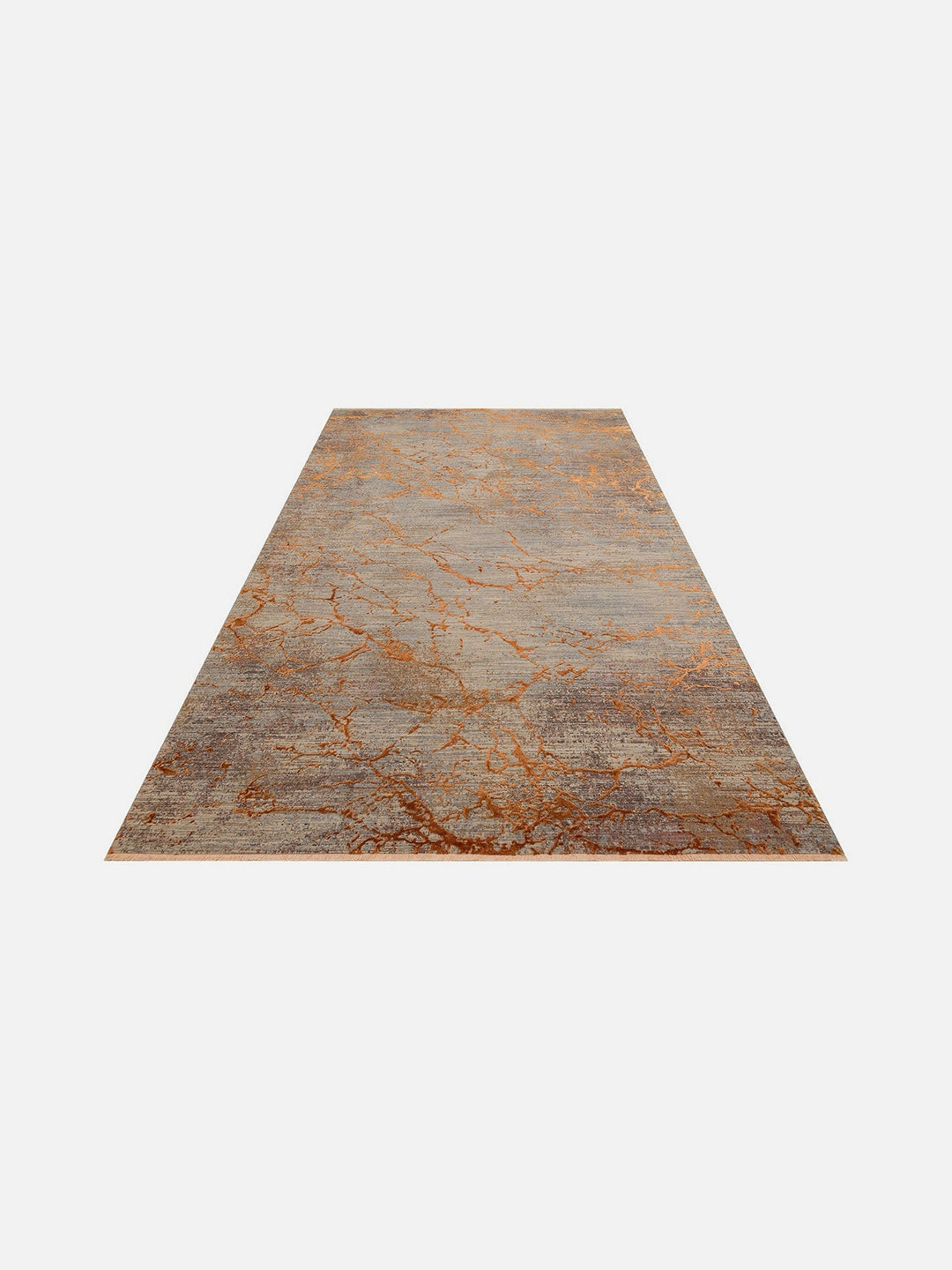 Göreme Serisi Yüksek Alçak Dokulu Yüksek Kaliteli Sık Dokuma Modern Salon Halısı 01 COPPER - Carpetdocia