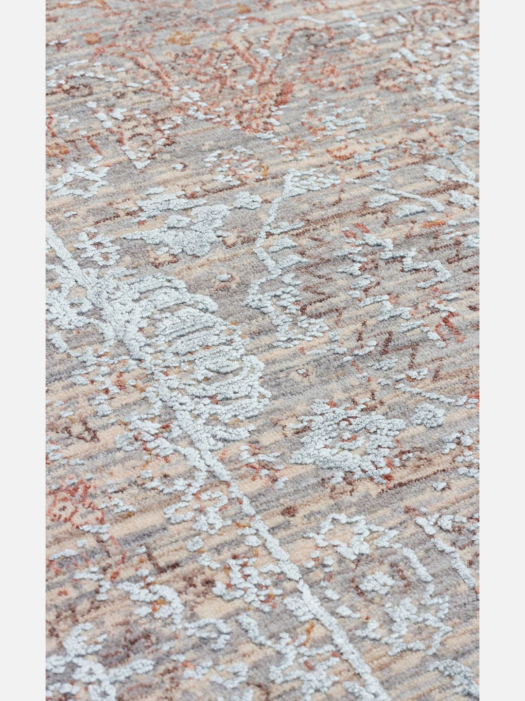 Göreme Serisi Yüksek Alçak Dokulu Yüksek Kaliteli Sık Dokuma Modern Salon Halısı 02 GREY - Carpetdocia