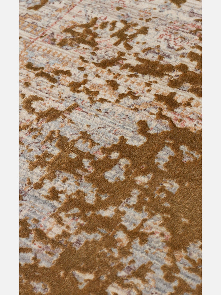 Göreme Serisi Yüksek Alçak Dokulu Yüksek Kaliteli Sık Dokuma Modern Salon Halısı 03 CAMEL - Carpetdocia