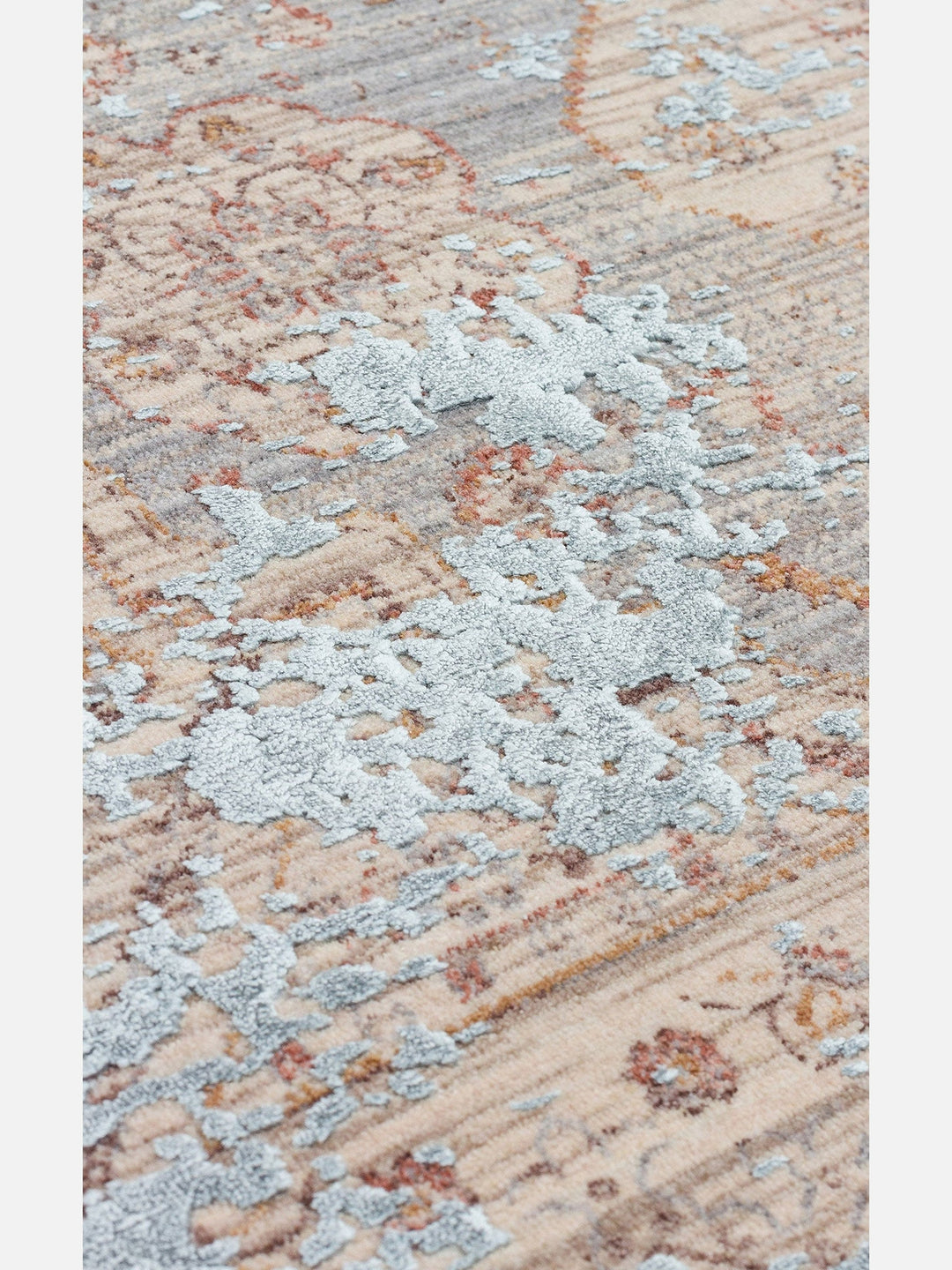 Göreme Serisi Yüksek Alçak Dokulu Yüksek Kaliteli Sık Dokuma Modern Salon Halısı 03 GREY - Carpetdocia