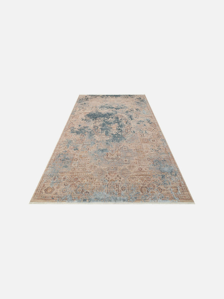 Göreme Serisi Yüksek Alçak Dokulu Yüksek Kaliteli Sık Dokuma Modern Salon Halısı 03 GREY - Carpetdocia