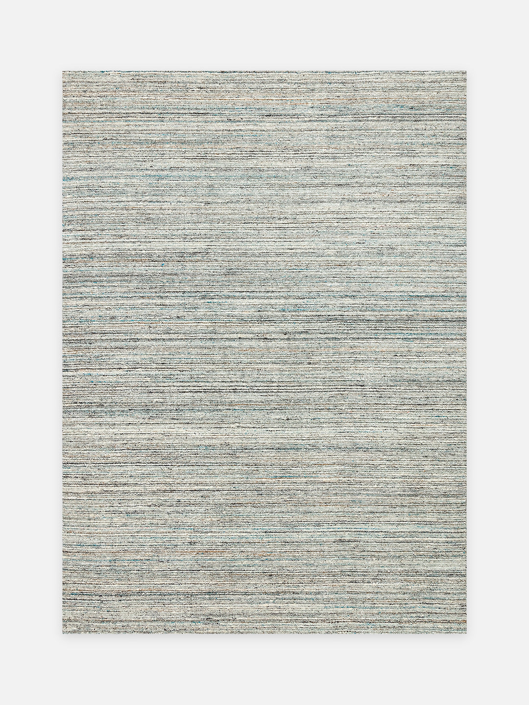 Helsinki Serisi %100 Naturel Yün ve Viskon El Dokuma Modern İskandinav Salon Oturma Odası Halı MRN - Carpetdocia - kusbakisi