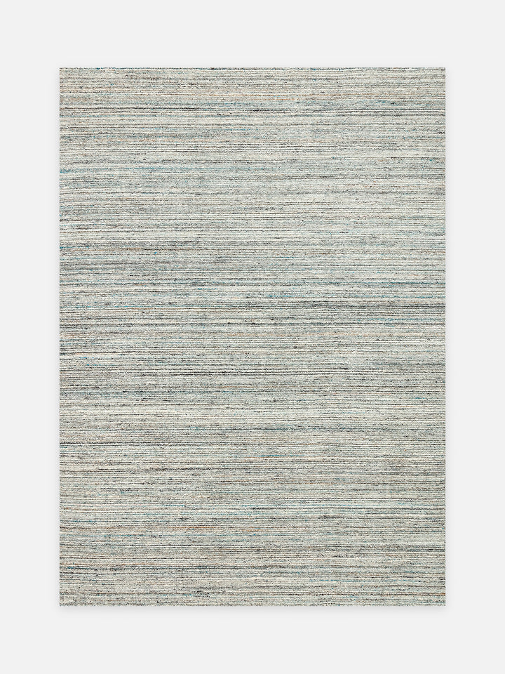 Helsinki Serisi %100 Naturel Yün ve Viskon El Dokuma Modern İskandinav Salon Oturma Odası Halı MRN - Carpetdocia - kusbakisi