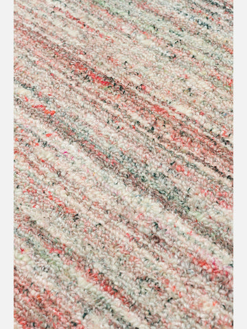 Helsinki Serisi %100 Naturel Yün ve Viskon El Dokuma Modern İskandinav Salon Oturma Odası Halı ROSE - Carpetdocia