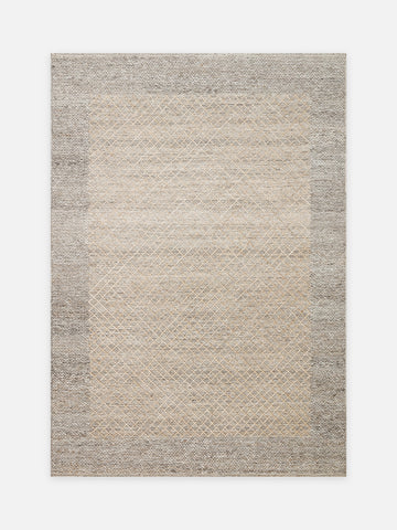 Herringbone Serisi El Dokuma Modern Etnik Salon Oturma Odası Yatak Odası Halı BEIGE - Carpetdocia - kusbakisi