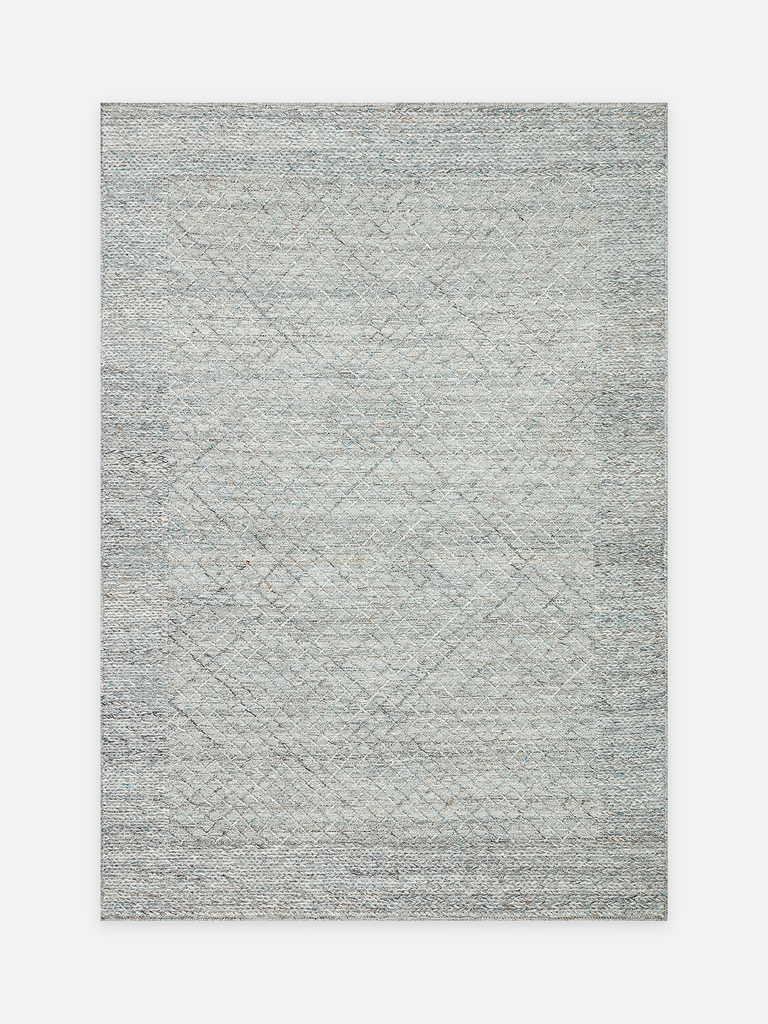 Herringbone Serisi El Dokuma Modern Etnik Salon Oturma Odası Yatak Odası Halı BLUE - Carpetdocia - kusbakisi