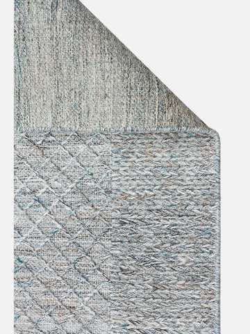 Herringbone Serisi El Dokuma Modern Etnik Salon Oturma Odası Yatak Odası Halı BLUE - Carpetdocia