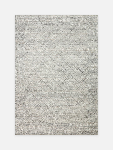 Herringbone Serisi El Dokuma Modern Etnik Salon Oturma Odası Yatak Odası Halı GREY - Carpetdocia - kusbakisi
