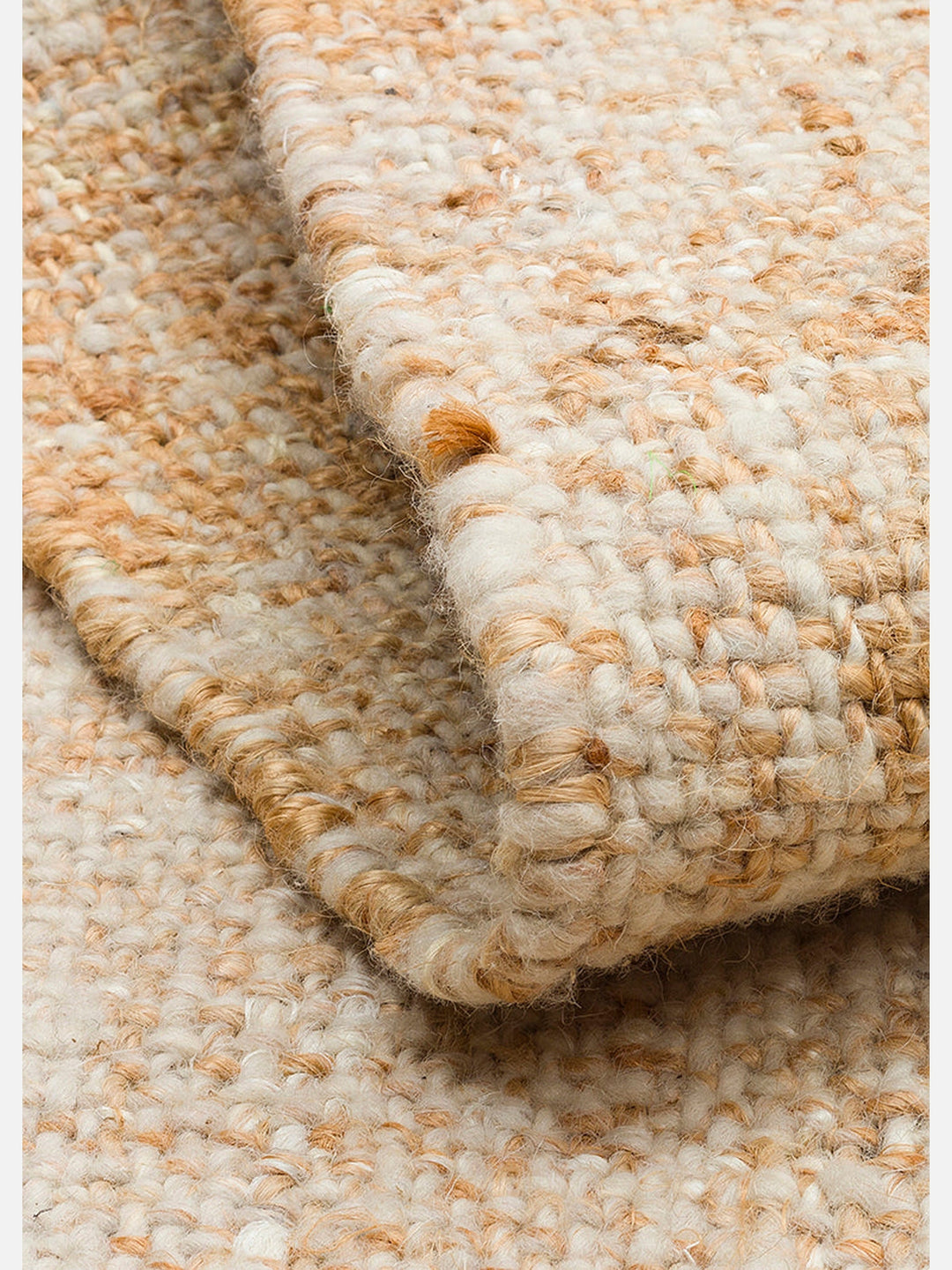 Hitit Serisi %100 Naturel Yün ve Jüt El Dokuma Geleneksel Salon Oturma Odası Yatak Odası Halı BEIGE - Carpetdocia