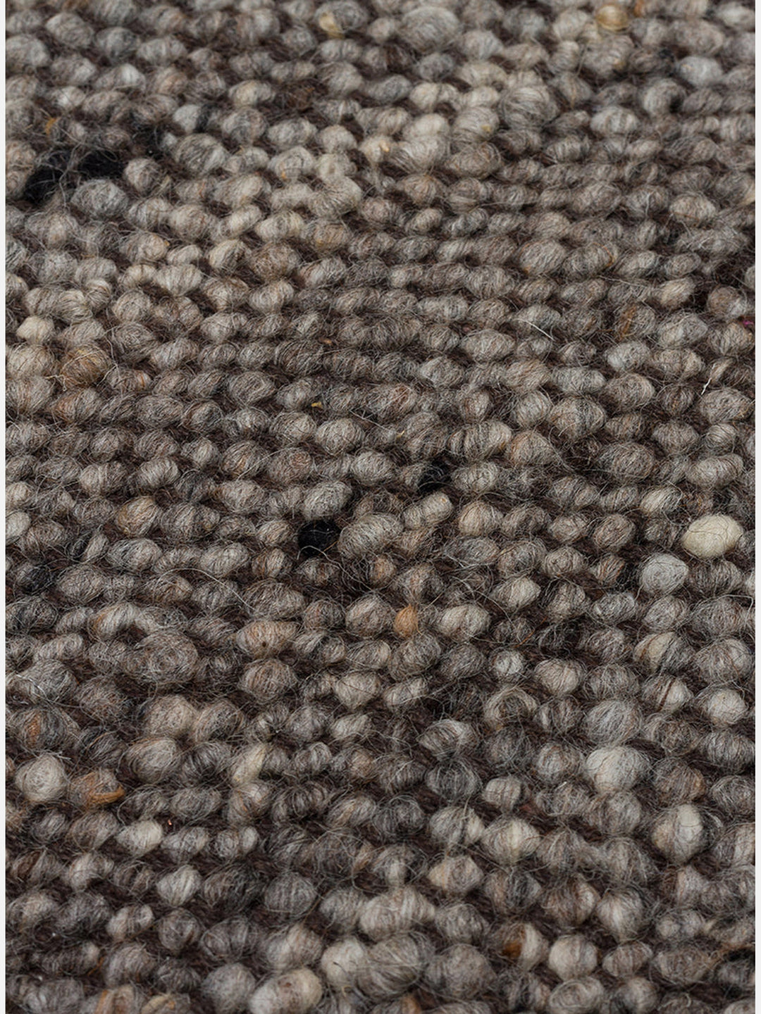 Jakarta Series Wool, Polyester and Cotton Blend Handwoven Rug ANTHRACITE