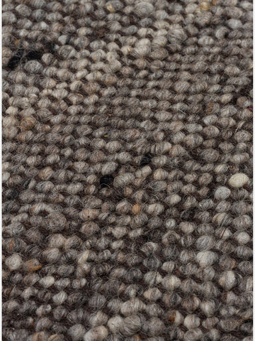 Jakarta Series Wool, Polyester and Cotton Blend Handwoven Rug ANTHRACITE