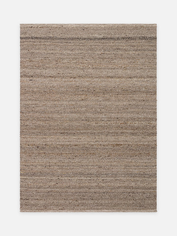 Jakarta Serisi Yün Polyester ve Pamuk Karışımı El Dokuma Halı DARK STONE - Carpetdocia - kusbakisi