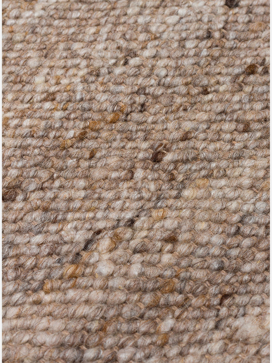 Jakarta Series Wool, Polyester and Cotton Blend Handwoven Rug DARK STONE