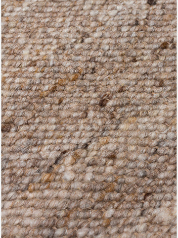 Jakarta Series Wool, Polyester and Cotton Blend Handwoven Rug DARK STONE