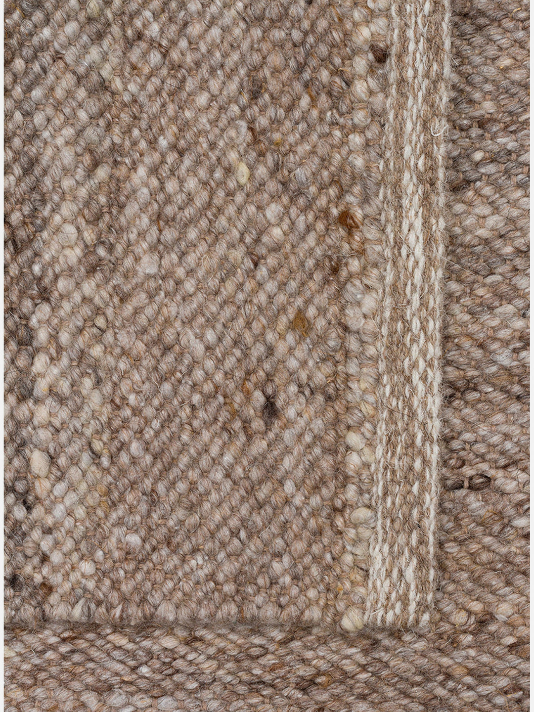 Jakarta Series Wool, Polyester and Cotton Blend Handwoven Rug DARK STONE