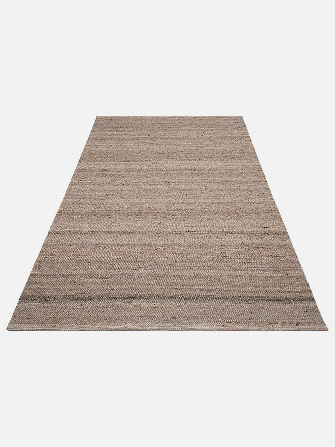 Jakarta Series Wool, Polyester and Cotton Blend Handwoven Rug DARK STONE