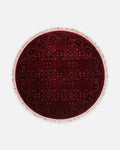 Kabul Afghan-Patterned Handcrafted on Special Looms TENCEL™ Uşak Rug 960 RED Q