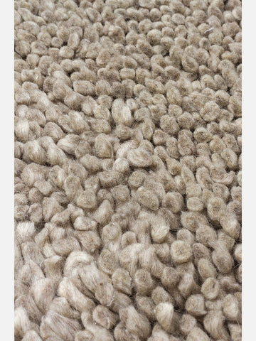 Kanin Serisi El Dokuma Shaggy Yumuşak Salon Oturma Odası Yatak Odası Halı SILVER - Carpetdocia