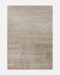 Kelly Series 100% Natural Wool and Viscose Handwoven Living Room Bedroom Rug STONE
