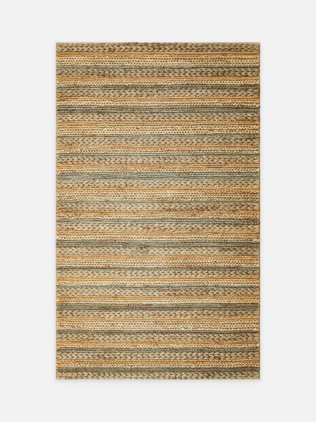 Knit Jüt Farklı Örgü Dokusuna Sahip El Dokuma Naturel Jüt Hasır Halı 1103 GREY MULTY XW - Carpetdocia - kusbakisi