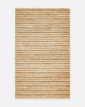 Knit Jüt 不同编织纹理手工编织天然黄麻草编地毯 1152 天然色 XW