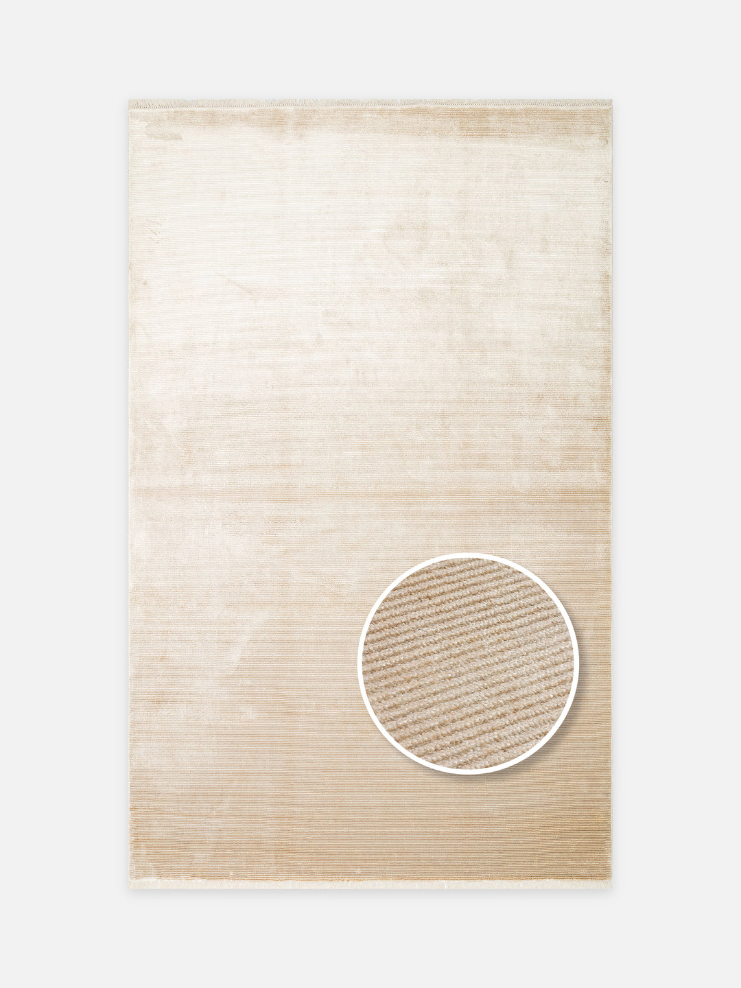 Montenegro Viskon Karışımlı Sade Desenli Sık Dokuma Oturma Odası Salon Koridor Modern Halı 01 BEIGE - Carpetdocia - kusbakisi