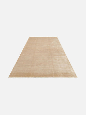 Montenegro Viskon Karışımlı Sade Desenli Sık Dokuma Oturma Odası Salon Koridor Modern Halı 01 BEIGE - Carpetdocia