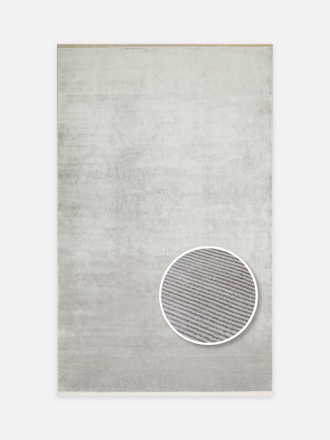 Montenegro Viskon Karışımlı Sade Desenli Sık Dokuma Oturma Odası Salon Koridor Modern Halı 01 GREY - Carpetdocia - kusbakisi