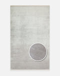 Montenegro Viscose-Blend Plain-Pattern Dense-Woven Modern Living Room, Lounge and Hallway Rug 01 GREY