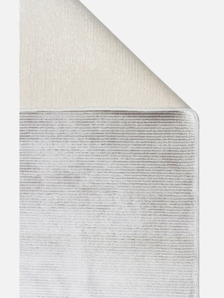 Montenegro Viskon Karışımlı Sade Desenli Sık Dokuma Oturma Odası Salon Koridor Modern Halı 01 GREY - Carpetdocia