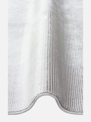 Montenegro Viskon Karışımlı Sade Desenli Sık Dokuma Oturma Odası Salon Koridor Modern Halı 01 GREY - Carpetdocia
