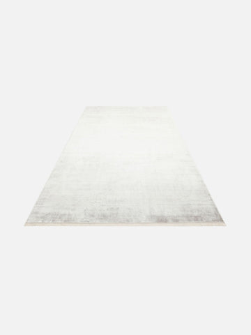 Montenegro Viskon Karışımlı Sade Desenli Sık Dokuma Oturma Odası Salon Koridor Modern Halı 01 GREY - Carpetdocia