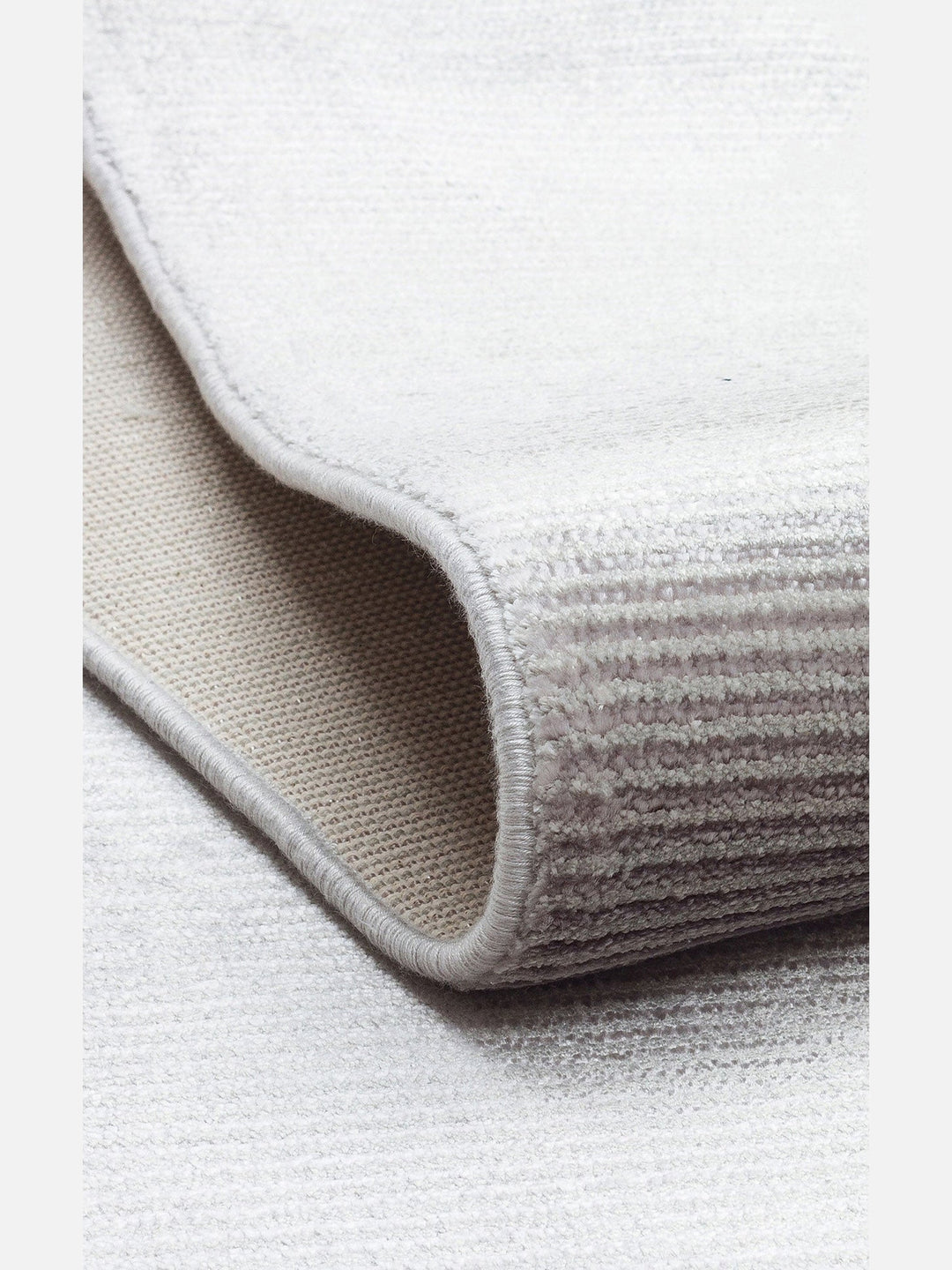 Montenegro Viskon Karışımlı Sade Desenli Sık Dokuma Oturma Odası Salon Koridor Modern Halı 01 GREY - Carpetdocia