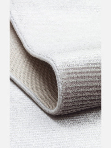 Montenegro Viskon Karışımlı Sade Desenli Sık Dokuma Oturma Odası Salon Koridor Modern Halı 01 GREY - Carpetdocia