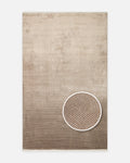 Montenegro Viscose-Blend Plain-Pattern Dense-Woven Modern Living Room, Lounge and Hallway Rug 01VIZGREY