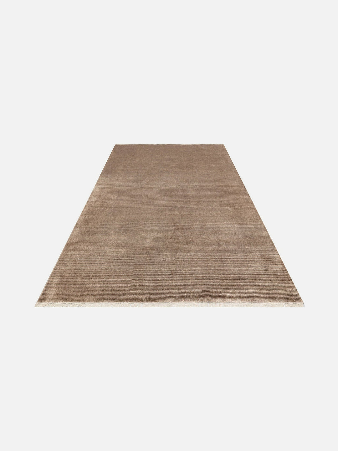 Montenegro Viskon Karışımlı Sade Desenli Sık Dokuma Oturma Odası Salon Koridor Modern Halı 01VIZGREY - Carpetdocia