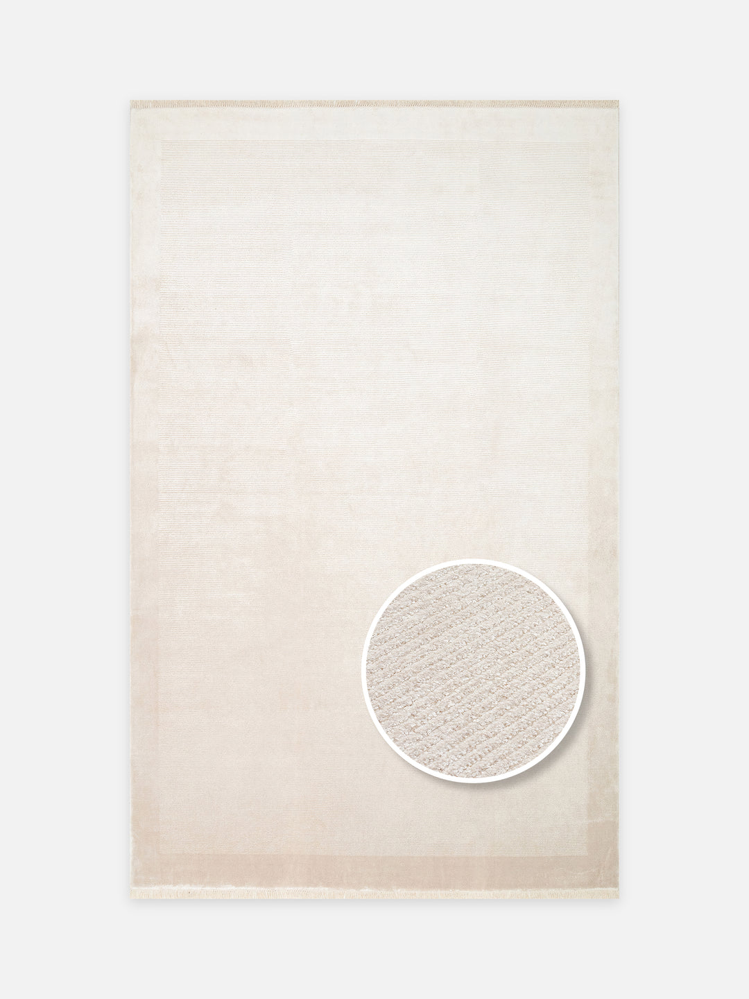 Montenegro Viskon Karışımlı Sade Desenli Sık Dokuma Oturma Odası Salon Koridor Modern Halı 02 BEIGE - Carpetdocia - kusbakisi