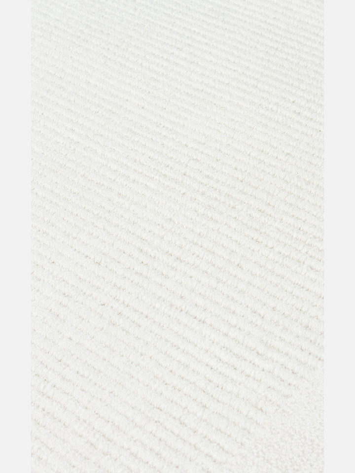 Montenegro Viskon Karışımlı Sade Desenli Sık Dokuma Oturma Odası Salon Koridor Modern Halı 02 CREAM - Carpetdocia