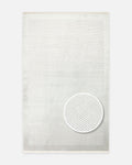 Montenegro Viscose-Blend Plain-Pattern Dense-Woven Modern Living Room, Lounge and Hallway Rug 02 GREY