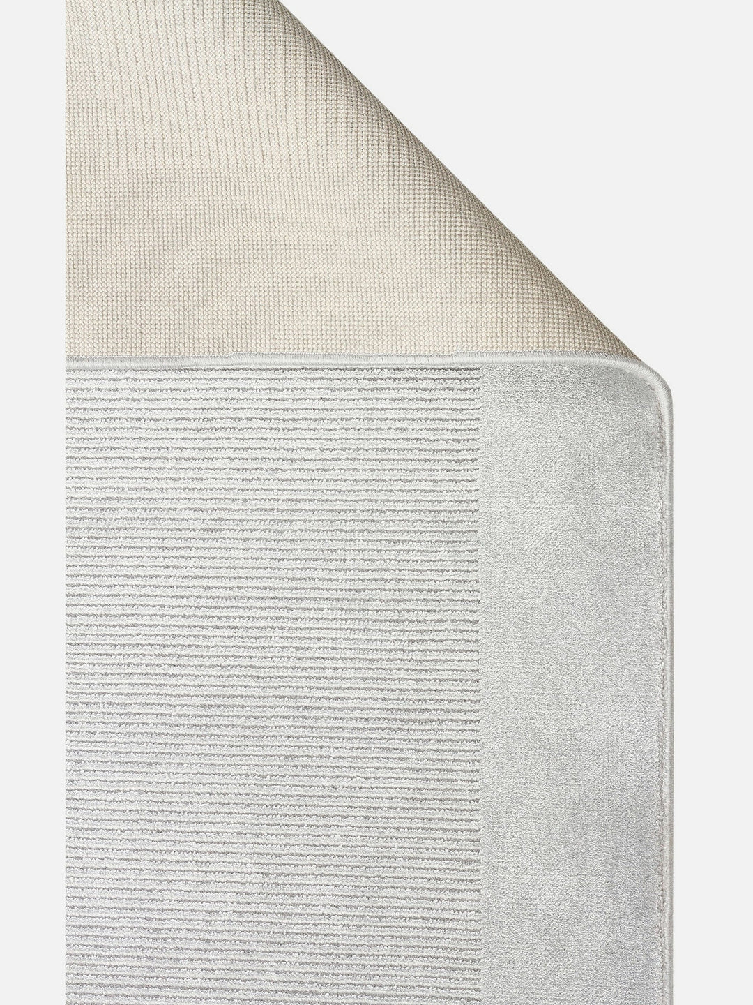 Montenegro Viskon Karışımlı Sade Desenli Sık Dokuma Oturma Odası Salon Koridor Modern Halı 02 GREY - Carpetdocia